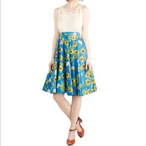 🌻Country Western Boho SUNFLOWER SKIRT🌻